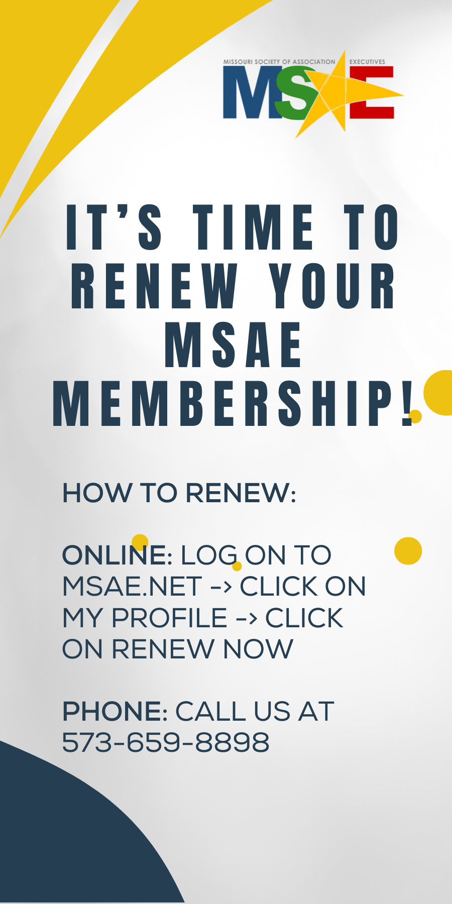 Membership Renewal